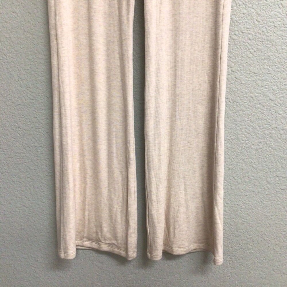 ATM Anthony Thomas Melillo Ribbed Beige Pants Knit Women's Medium NWT $205 - Picture 11 of 13